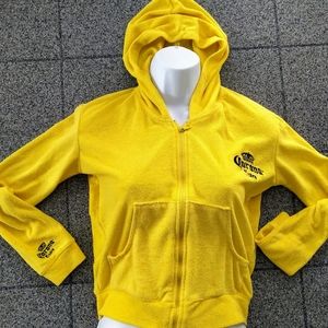Yellow Terrycloth Corona Beer Summer Hoodie